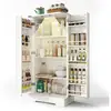 Image de Buffet de cuisine 2 porte(s) 0 tiroir(s) - 60 cm blanc led mdf buffet blanc
