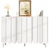 Image de Buffet 3 porte(s) 0 tiroir(s) - 120 cm blanc mdf buffet blanc