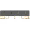 Image de Meuble tv gris 170 cm panneau de particules meuble tv gris