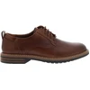 Image de Clarks - Derbies Aldwin2 Derby En Cuir Marron à Talon Décroché Bas Et Lacets Ronds - Marron 44