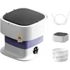Image de Mini Machine À Laver Pliante 11L - 3 modes minuterie - 60W - Blu-ray + lavage + déshydratation - appartements dortoirs
