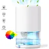 Image de Déshumidificateur 2 modes arrêt automatique lumière LED 7 couleurs réservoir deau 1000 ml adapté aux chambres