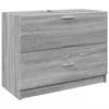 Image de Meuble dévier - VIDAXL - Sonoma gris - 78x37x59 cm - Bois dingénierie - 30 kg