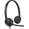 Image de Casque - Filaire - Logitech - H340 - USB - Anti-parasite - Noir