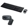 Image de Ensemble Clavier Souris - Sans fil - Logitech - MK270 - AZERTY - Noir