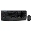 Image de Clavier Et Souris Sans Fil Mk345 Full-size Plastique Noir Logitech