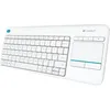 Image de Logitech Wireless Touch Keyboard K400 Plus Clavier sans fil 2.4 GHz US International blanc