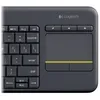 Image de Clavier LOGITECH K400 Plus - Sans fil - Pavé tactile - QWERTZ Hongrois - Noir