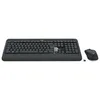 Image de Logitech 920-008680 Clavier Souris Incluse Universel Rf Sans Fil Qwerty Espagnole Noir, Blanc