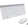 Image de Ensemble Clavier Souris - Sans Fil - Mk470 Slim - Silencieux - Azerty - Blanc