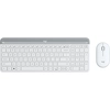 Image de Logitech 920-009205 Clavier Souris Incluse Universel Rf Sans Fil Qwerty Us International Blanc