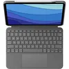 Image de Logitech Combo Touch - Clavier et étui - avec trackpad - rétroéclairé - Apple Smart connector - AZERTY - Français - gris oxford - pour Apple 12.9-inch iPad Pro (5ème génération) en occasion ou reconditionné