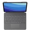 Image de Logitech Combo Touch - clavier et etui - avec trackpad - QWERTY - R.-U. - gris oxford Peripherique d'entree