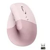 Image de Logitech Lift Vertical Ergonomic Mouse - souris verticale - Bluetooth, 2.4 GHz - rose