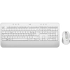 Image de Logitech Signature Mk650 For Business Clavier Souris Incluse Bureau Bluetooth Qwerty Italien Blanc
