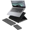 Image de Clavier Logitech Casa Pop Up Desk Graphite, Support, Clavier Sans Fil, Pavé Tactile