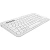 Image de Clavier - Sans fil - Logitech - Pebble Keys 2 K380s - Bouton Easy-switch - Blanc