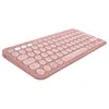 Image de Clavier - Sans Fil - Pebble Keys 2 K380s - Bouton Easy-switch - Rose