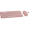 Image de Logitech 920-012241 Clavier Souris Incluse Universel Rf Sans Fil + Bluetooth Qwerty Us International Rose