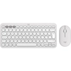 Image de Logitech 920-012240 Clavier Souris Incluse Universel Rf Sans Fil + Bluetooth Qwerty Us International Blanc