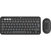Image de Logitech 920-012214 Clavier Souris Incluse Universel Rf Sans Fil + Bluetooth Azerty Français Graphite