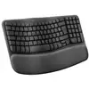 Image de Clavier - sans fil - logitech - wave keys - azerty - ergonomique - repose poignets