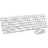 Image de Ensemble Clavier et Souris - LOGITECH - MK950 Signature Slim - Sans Fil - Blanc - QWERTY US