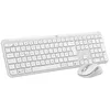 Image de Ensemble Clavier et Souris - Logitech - MK950 Signature Slim - Sans fil - Blanc - QWERTZ