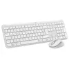 Image de Ensemble Clavier Souris - Sans Fil - Mk950 Signature - Azerty - Blanc