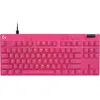Image de Clavier de Jeu - Logitech - G Pro X TKL GALVATRON - Magenta - Mécanique - Rétroéclairé RVB