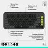 Image de Clavier sans fil Pop Icon Keys graphite LOGITECH