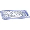 Image de Clavier sans fil - LOGITECH - Pop Icon - Violet - US INTL - 85 touches silencieux