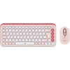 Image de Logitech 920-013117 Clavier Souris Incluse Universel Bluetooth Qwerty Italien Rose