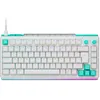 Image de Clavier gaming mécanique blanc - Logitech - Connexion USB - Éclairage - Touches programmables supplémentaires