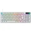 Image de Clavier gamer - filaire - logitech g - g316 x 98 - azerty - usb-c - rvb lightsync - blanc