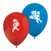 Image de 8 x Ballons Latex PAT PATROUILLE Paw Patrol Rouge/Bleu ANNIVERSAIRE