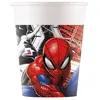 Image de 8 GOBELETS CARTON SPIDERMAN WORLD OF WEBS 25CL