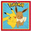 Image de 20 Serviettes Pokémon Next Generation 33 x 33 cm - Bleu
