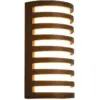 Image de Zambelis orlith applique murale extérieure encastrée orlith, led marron foncé 3000k, ip65