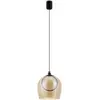 Image de Zambelis eclipsea suspension eclipsea dome, verre champagne mat, led 3000k
