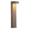 Image de Zambelis zyria borne extérieure zyria en béton naturel avec éclairage led 3000k ip65