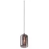 Image de Zambelis kicevo suspension kicevo 19 cm en forme de dôme, gris fumé, 1 x e27