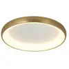 Image de Zambelis kampos plafonnier semi-encastré led intégré kampos 40 cm, finition or mat brossé, 3000 k, dimmable