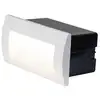 Image de Zambelis banya applique murale encastrée rectangulaire d'extérieur banya, led blanc sable 3000k, ip65