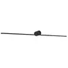 Image de Zambelis tripoli applique murale led intégrée tripoli 60 cm, noir sable, led 3000k, ip44, 9w