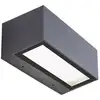 Image de Zambelis miziya applique murale extérieure miziya, led gris foncé 3000k, ip65
