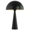 Image de Zambelis vouni lampe de table led intégrée vouni, noir mat, 1xe27
