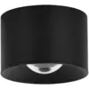Image de Zambelis solyss spot encastré en saillie solyss, led noir sable 3000k, ip54
