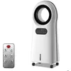 Image de Climatiseur Mobile 110W 4 en 1 Ventilateur Rafraichisseur Ventilateur de dair au sol Humidificateur dair sur roues 3 Vitesses