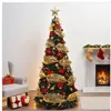 Image de Sapin de Noël artificiel pop-up de 1 2 m Sapin de Noël décorations LED Arbre de Noël avec pour une Décoration de Noël